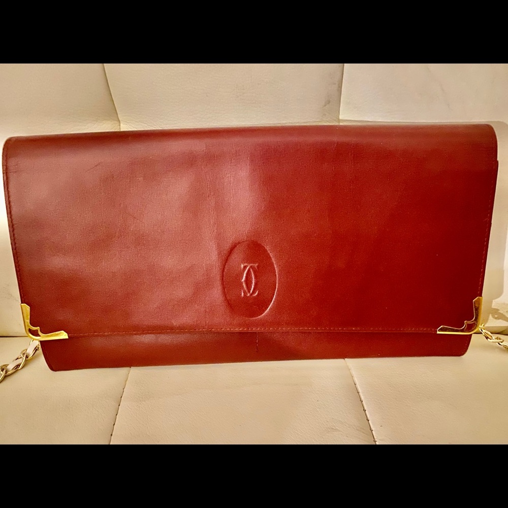 Cartier clutch/crossbody mastline Red